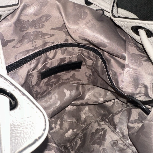 Rebecca Minkoff Moto Backpack (Grey) - Picture 2 of 4